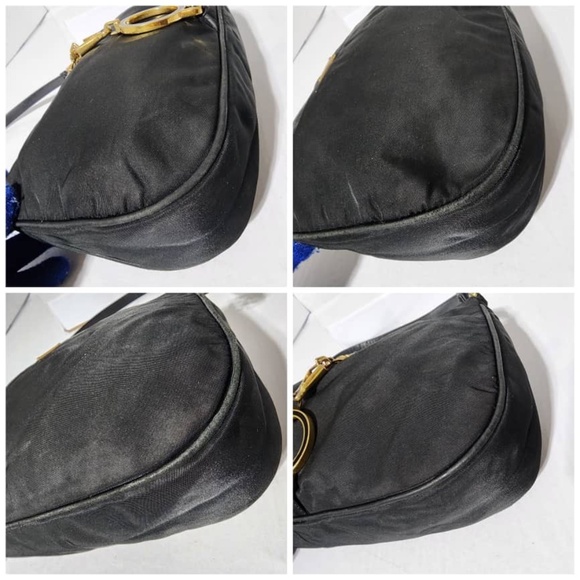 Authentic Prada Tessuto Shoulder Bag Black - Picture 9 of 13